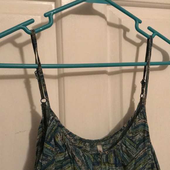 Beautiful blue & green strappy sundress - Picture 4 of 4